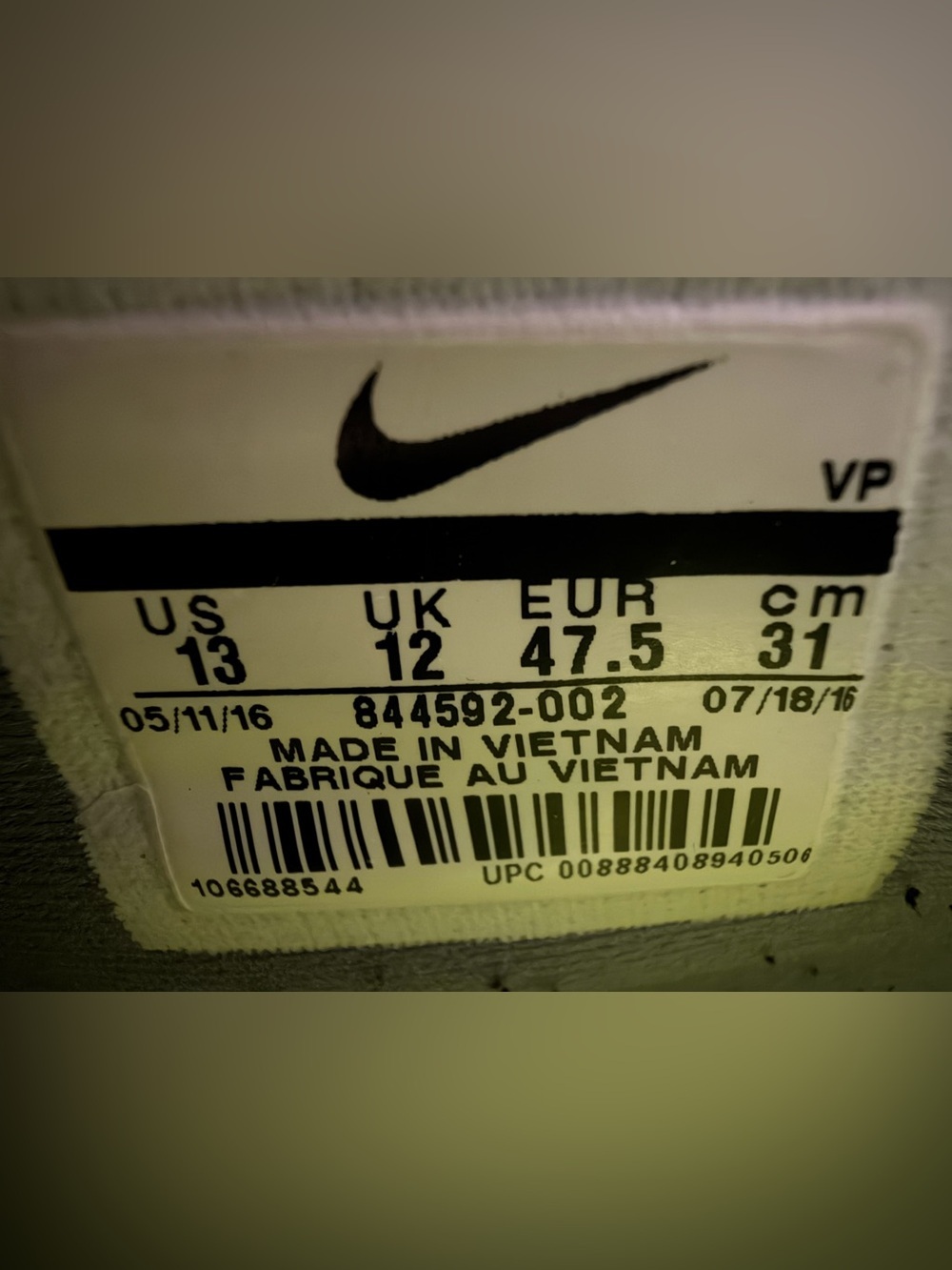 Nike Zoom Devosion Black Volt basketball shoes - Picture 11 of 11